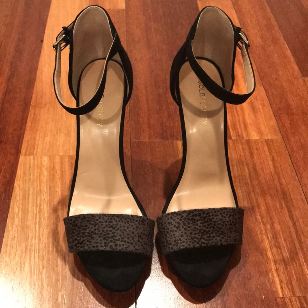 High heeled sandals